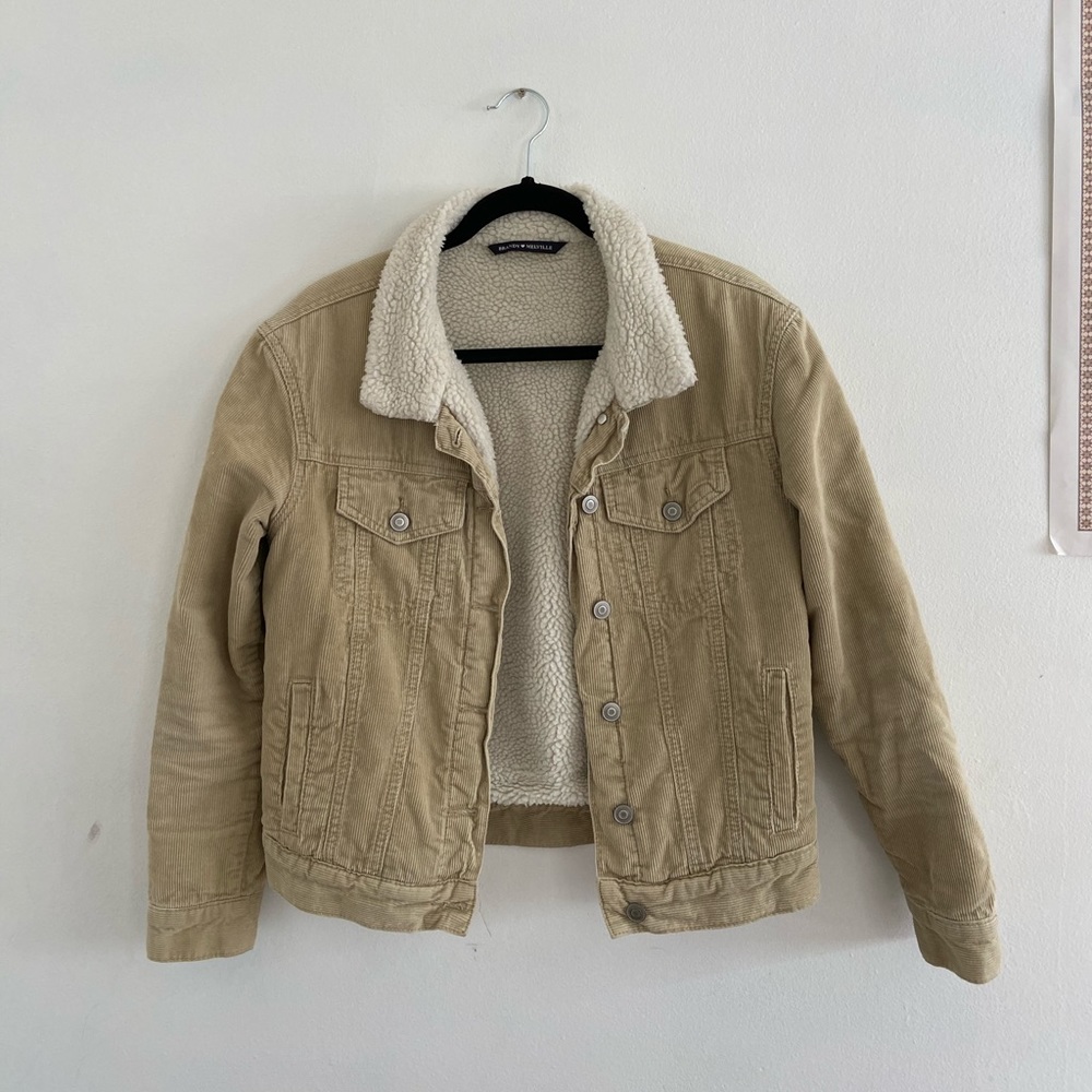 Brandy Melville Corduroy Sherpa Jacket
